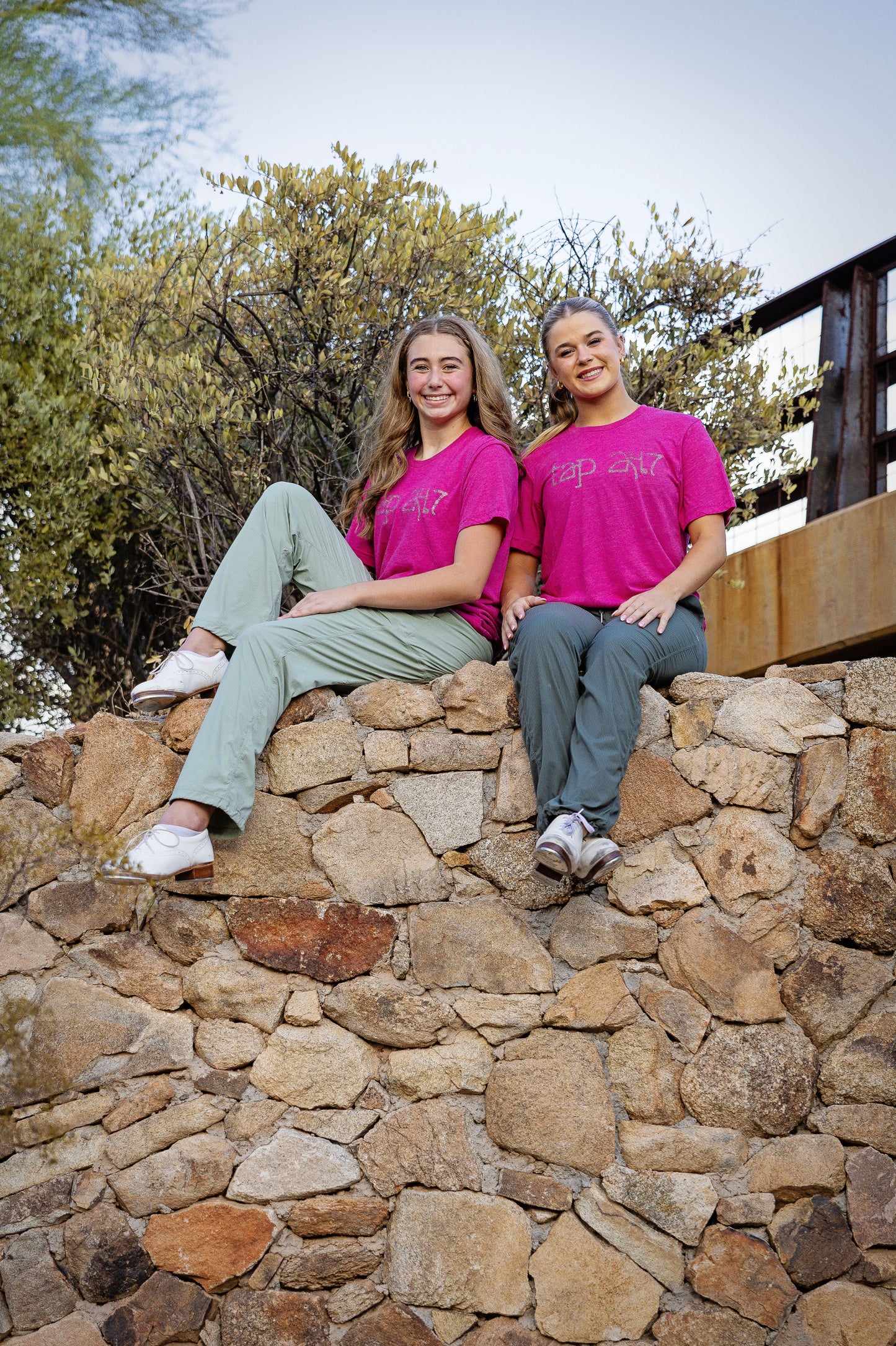 Tap 24.7 Pink Berry Glitter T Shirt